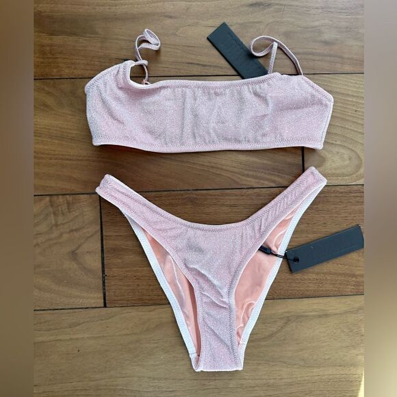 TRIANGL MICA CHEEKY BLUSH BIKINI + FANNY PACK NWT - Picture 4 of 9